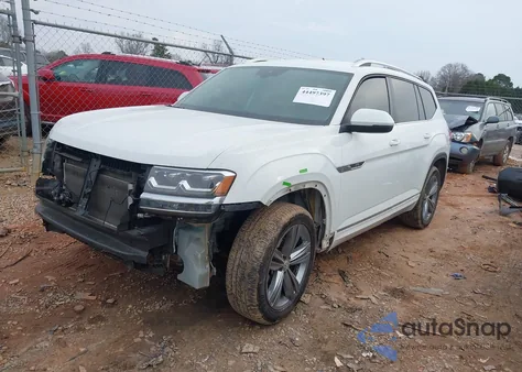 2019 Volkswagen Atlas 3.6L V6 Se W/Technology R-Line z USA, uszkodzony, nr VIN 1V2YR2CA4KC622092